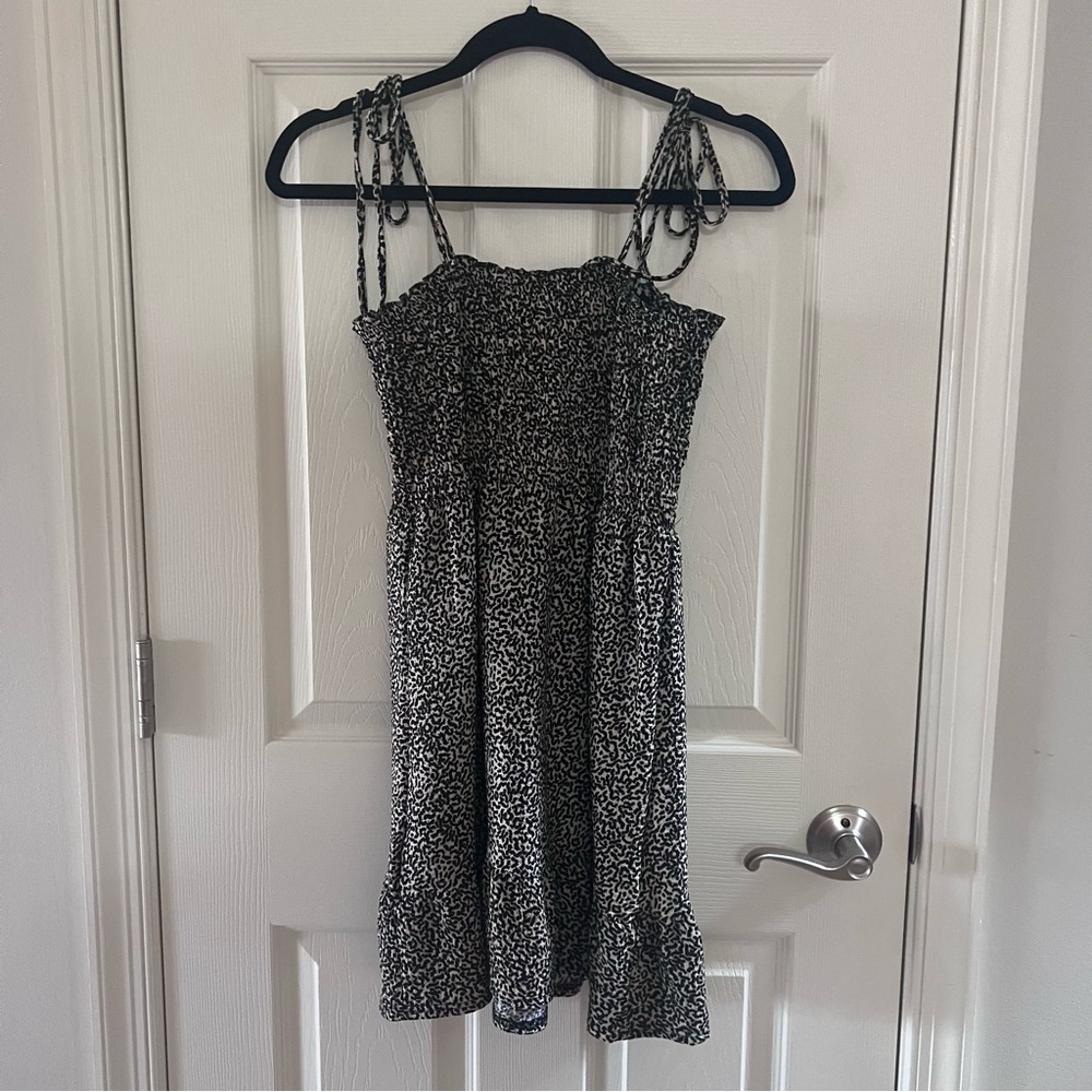 Cheetah Black and White Women's sundress
